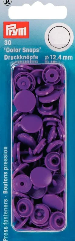 Prym Color Snaps Druckknöpfe Ø12,4mm lila