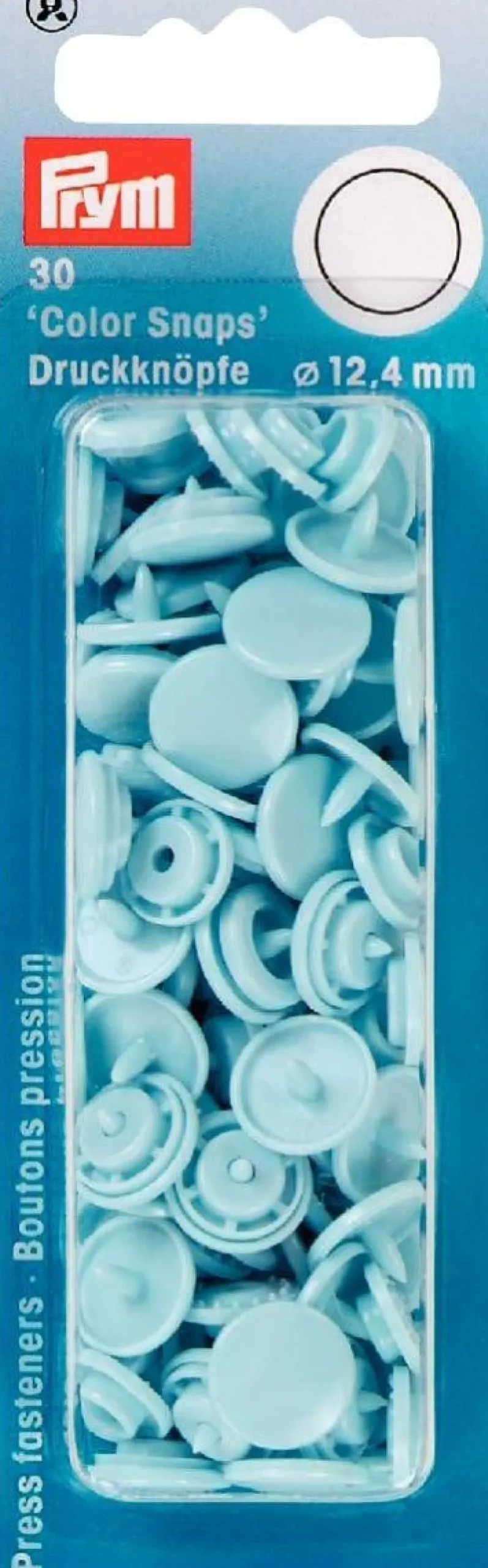 Prym Color Snaps Druckknöpfe Ø12,4mm hellblau