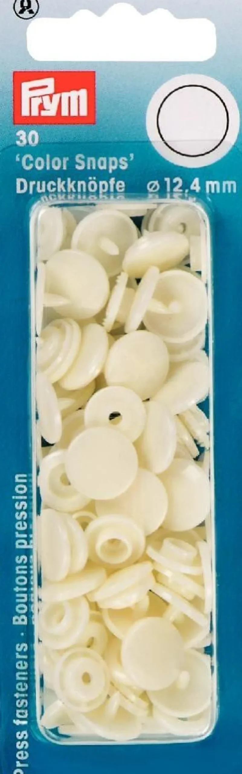 Prym Color Snaps Druckknöpfe Ø12,4mm perle