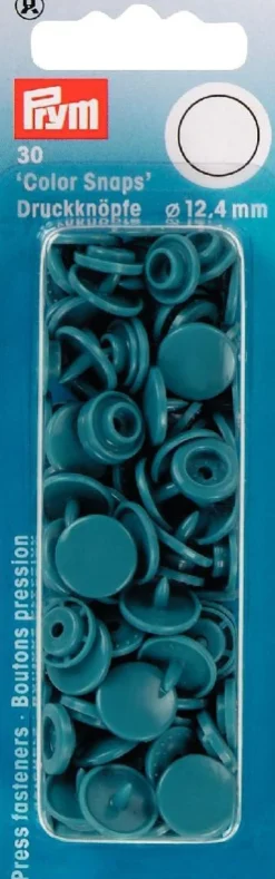 Prym Color Snaps Druckknöpfe Ø12,4mm dunkeltürkis