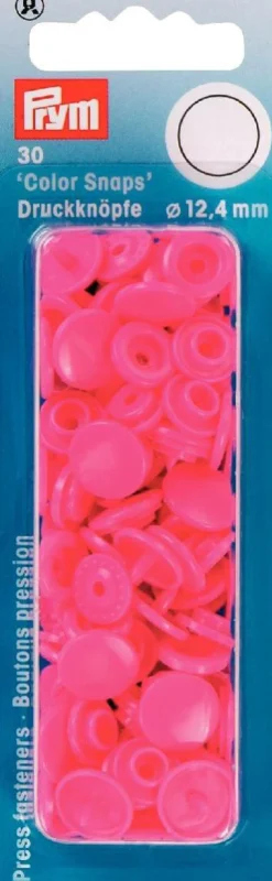 Prym Color Snaps Druckknöpfe Ø12,4mm pink