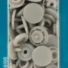 Prym Color Snaps Druckknöpfe Ø12,4mm grau