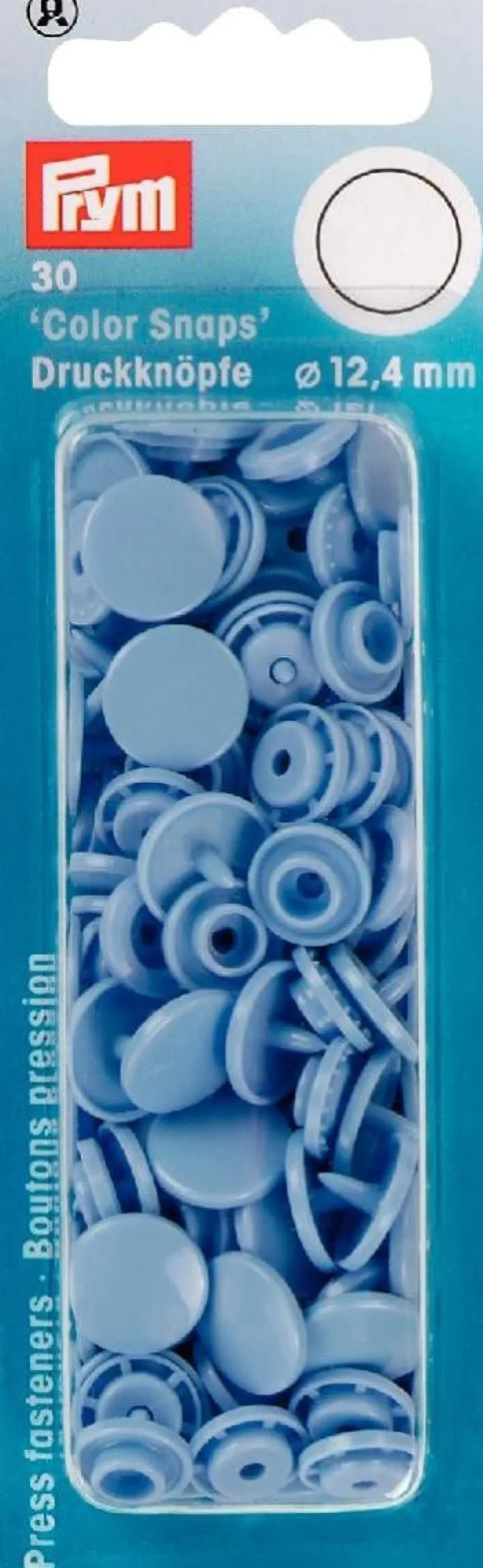 Prym Color Snaps Druckknöpfe Ø12,4mm lavendelblau