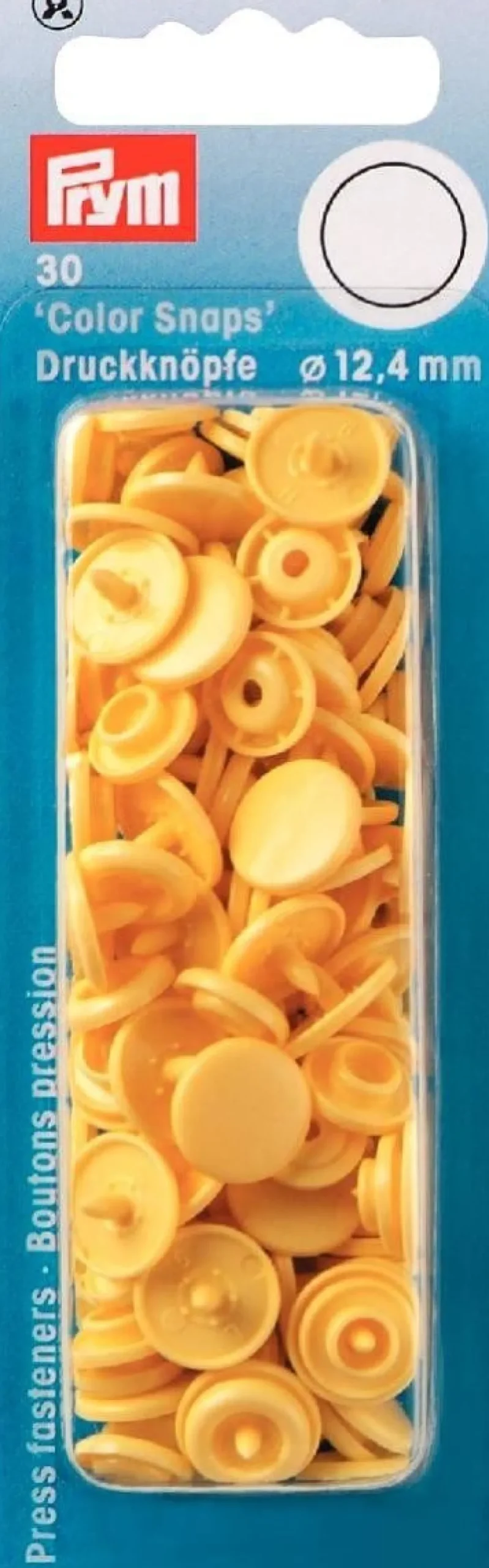 Prym Color Snaps Druckknöpfe Ø12,4mm banane gelb