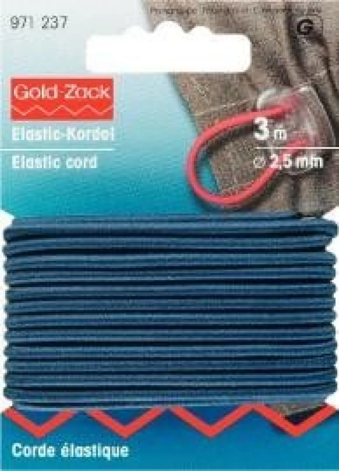 Prym Elastic Kordel Band Gummiband 2,5 mm marine