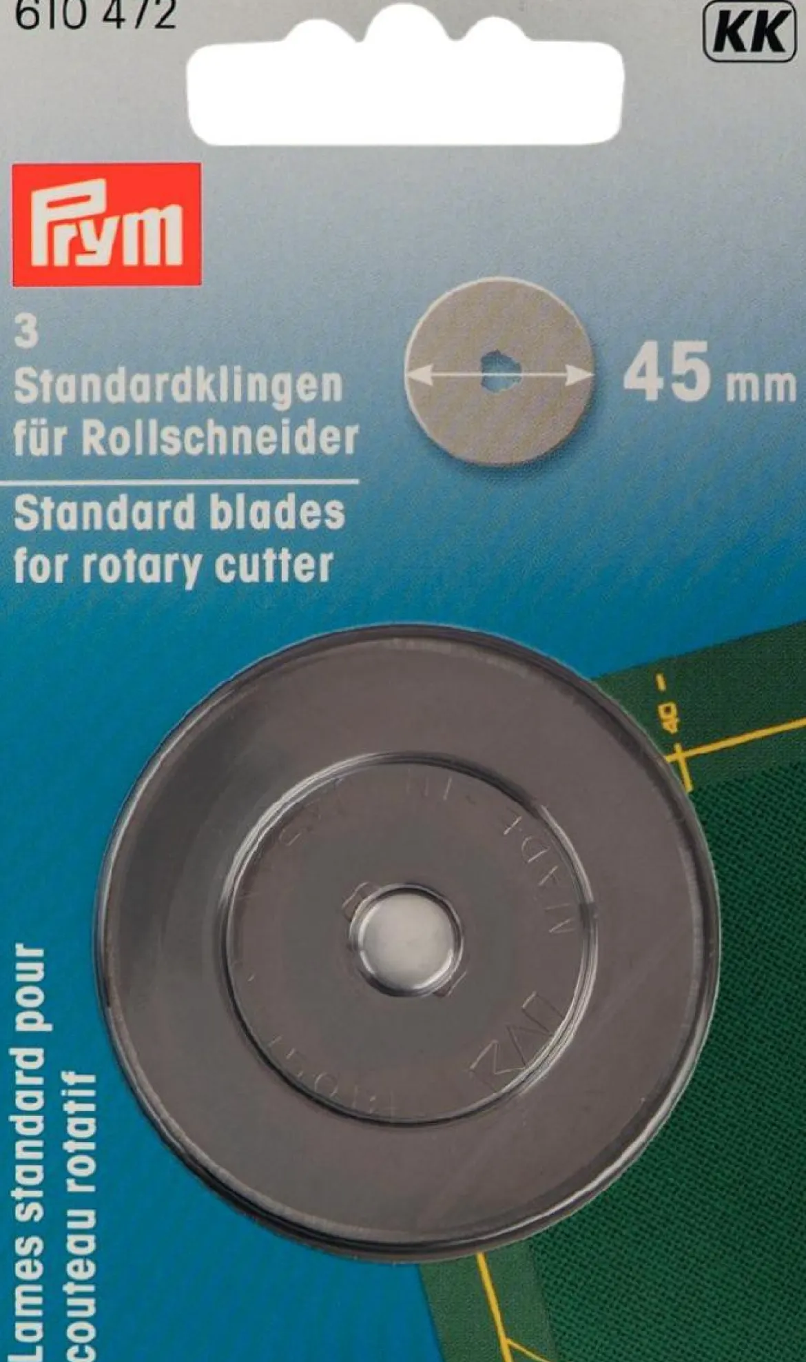 Prym 3 Ersatzklinge für Rollschneider 45mm