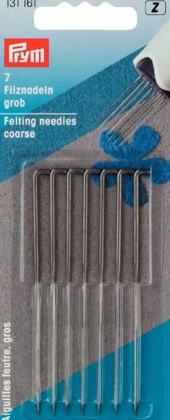 Prym Filznadeln grob 7 Stück Metall Länge: 7,2cm