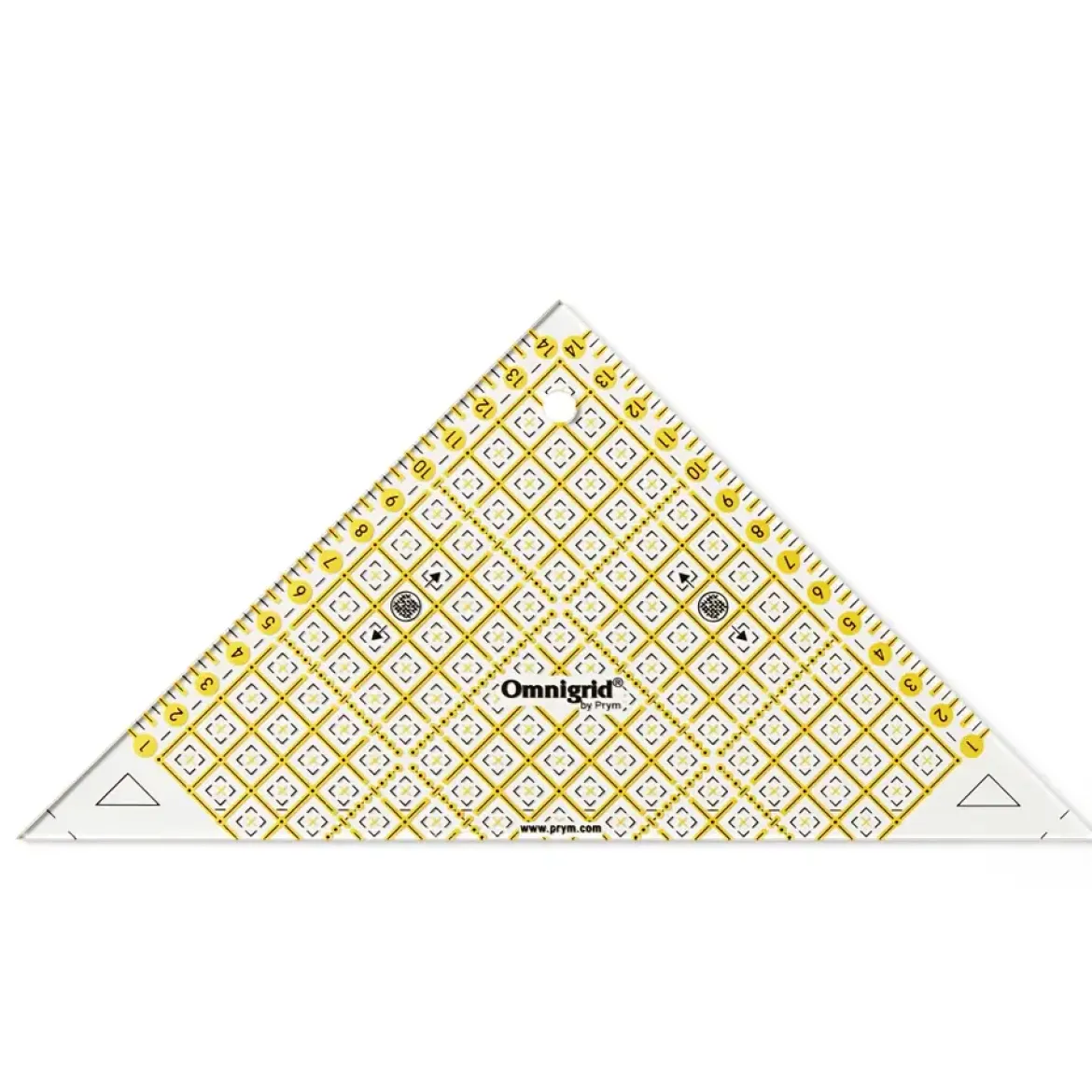 Prym Flottes Dreieck 1/2 Quadrat-Dreiecke bis 15cm