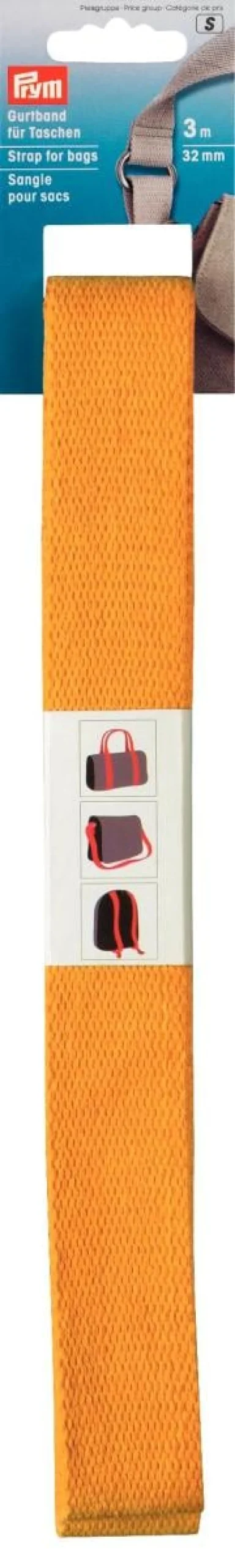 Prym Gurtband für Taschen 30mm gelb