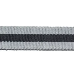 Prym Gurtband für Taschen 40mm grau/blau gestreift 3m
