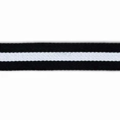 Prym Gurtband für Taschen 40mm schwarz weiß gestreift 3m