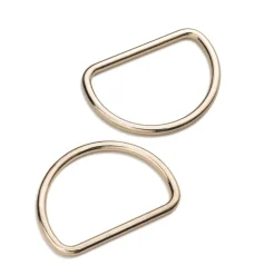 Prym Halbrundringe D-Ringe 25mm new gold 4 Stück