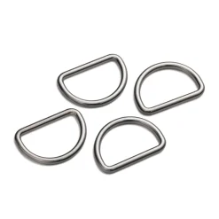 Prym Halbrundringe D-Ringe 25mm gunmetal 4 Stück
