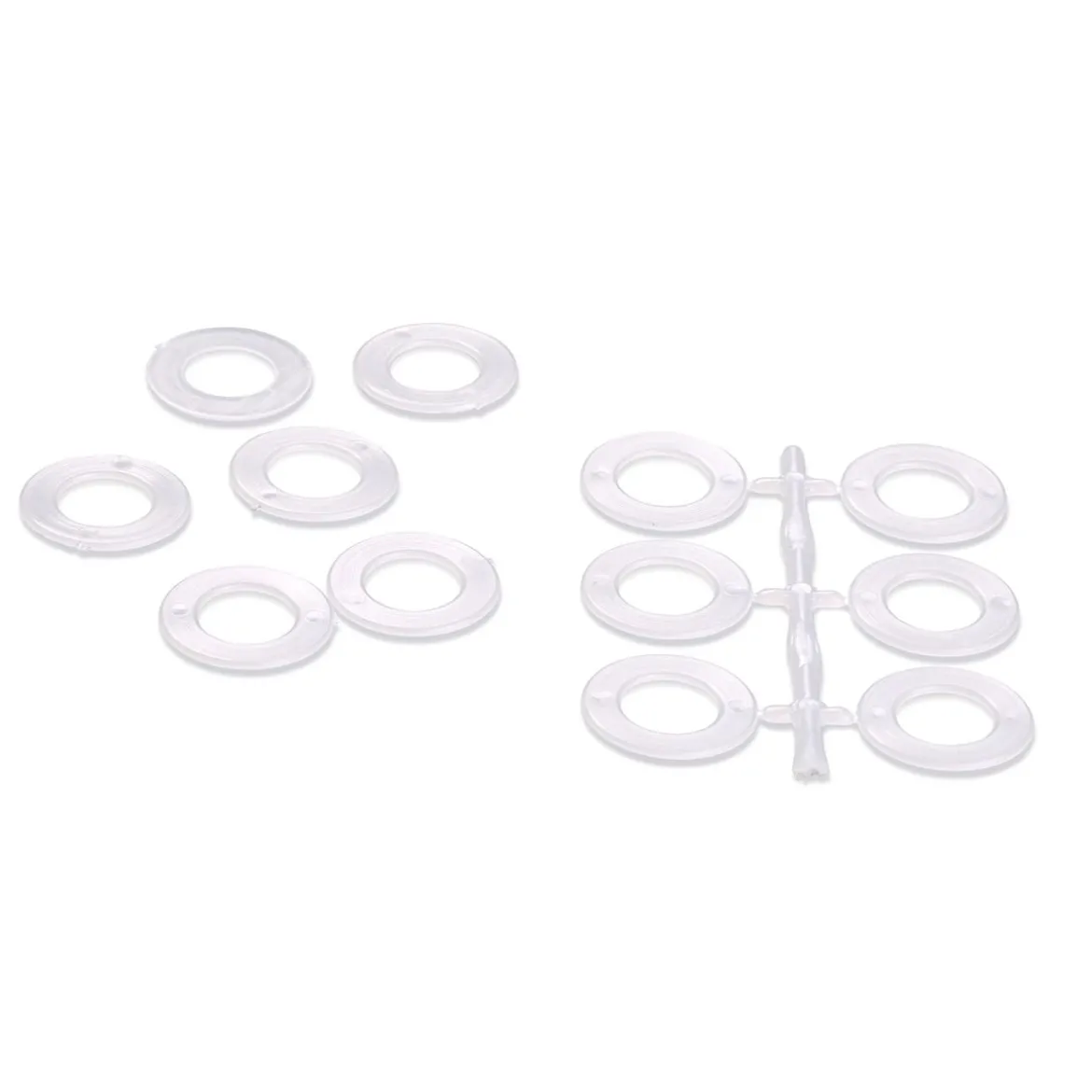 Prym Häkelringe flach Kunststoff 26mm weiß