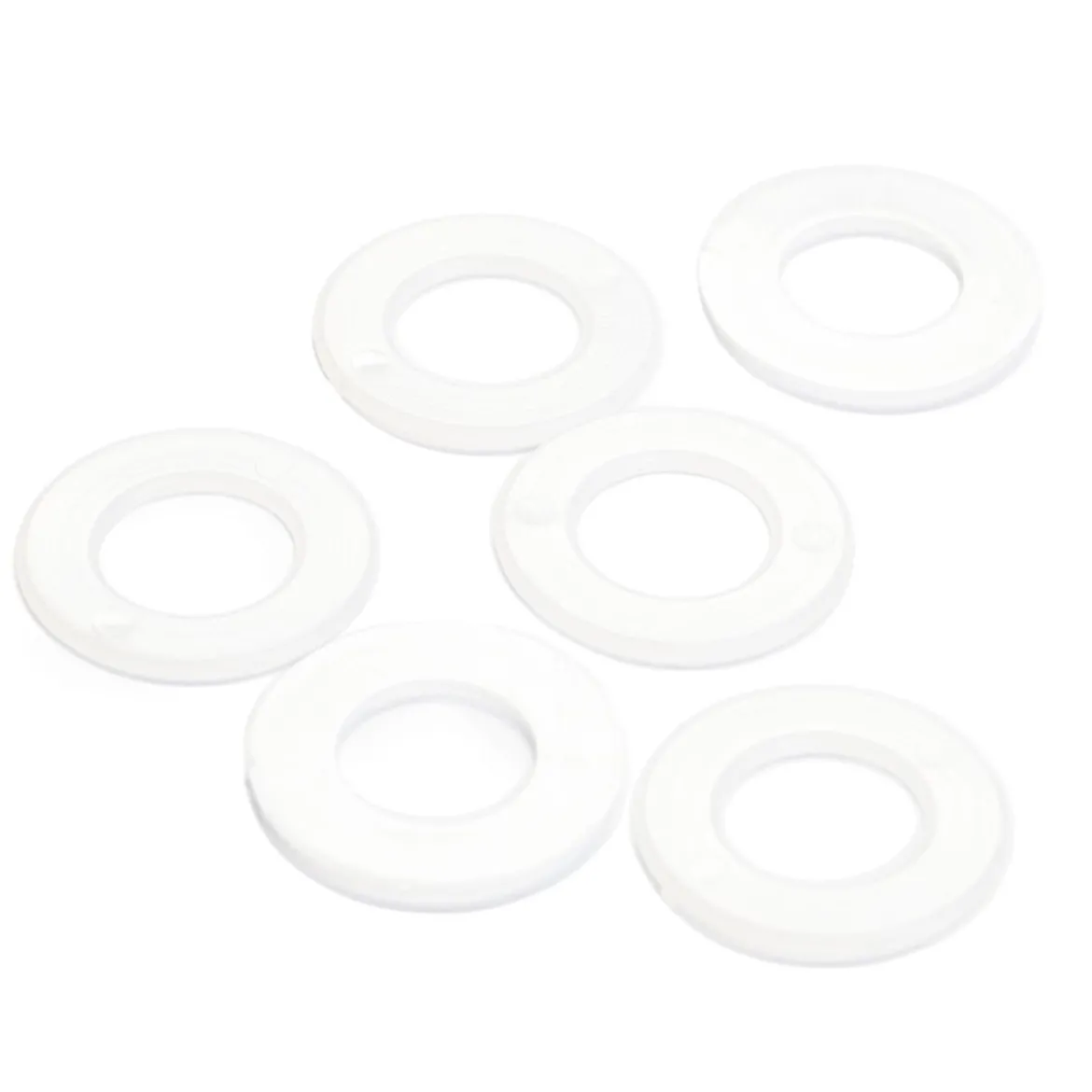 Prym Häkelringe flach Kunststoff 36mm weiß