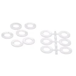 Prym Häkelringe flach Kunststoff 36mm weiß