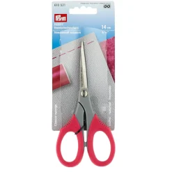 Prym HOBBY Handarbeitsschere rot grau 14cm