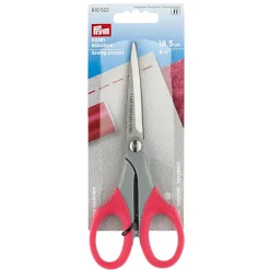 Prym HOBBY Nähschere rot grau 16,5cm