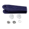 Prym Jersey Druckknöpfe Zackenring offen Messing Ø10mm weiß 10 Stück