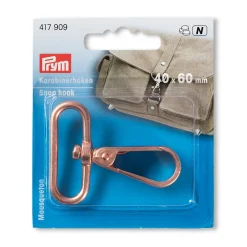 Prym Karabinerhaken 40x60mm rosegoldfarbig