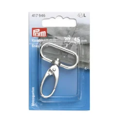 Prym Karabinerhaken 30x45mm silberfarbig