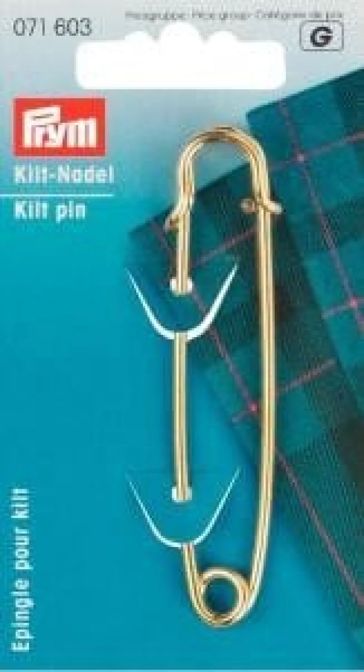 Prym Kiltnadel Kilt MS 76mm goldfarben