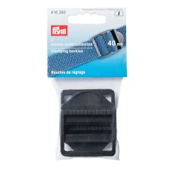 Prym 2 Klemmschnalle Leiterschnalle 40mm schwarz