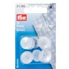 Prym 15 Knöpfe Kunststoff transparent 17mm