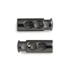 Prym Kordelstopper 2-Loch gunmetal 2 Stück