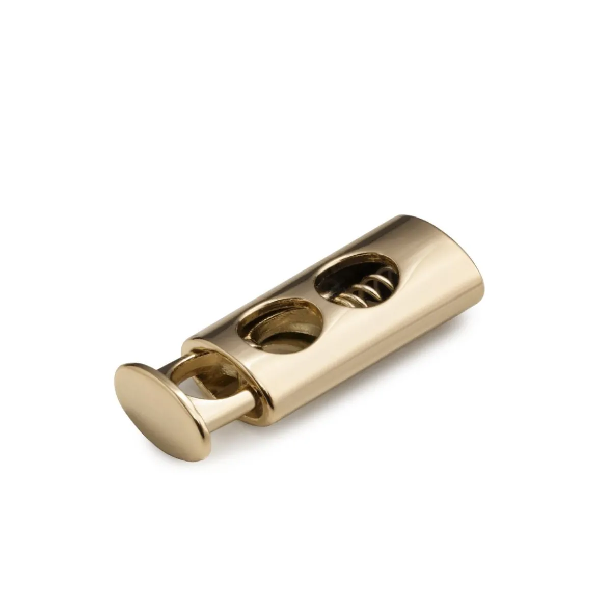 Prym Kordelstopper 2-Loch new gold 2 Stück
