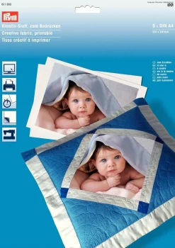 Prym Kreativ-Stoff zum Bedrucken 5x DIN A4 210x297mm