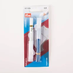 Prym Kreidestifte + Bürste weiß/blau