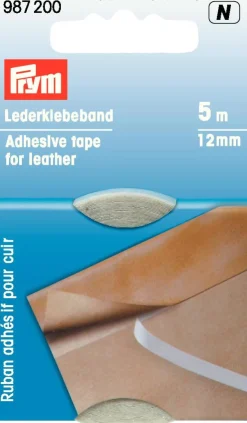 Prym Lederklebeband 5m x 12mm