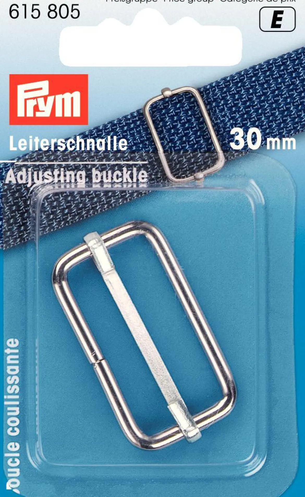 Prym Leiterschnalle 30mm silber