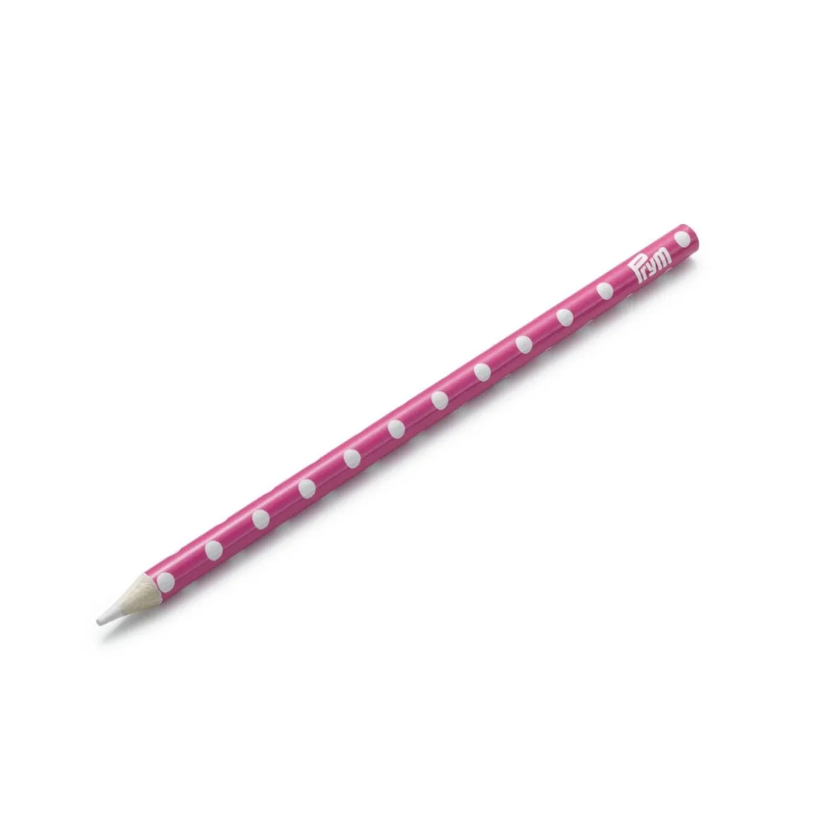 Prym Love Markierstift pink weiß gepunktet auswaschbar weiß