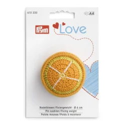 Prym Love Nadelkissen/Fixiergewicht Orange 6cm