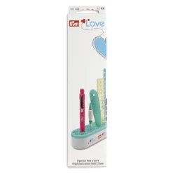 Prym Love Organizer Hold & Store weiß türkis 3,5x5x21cm