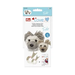 Prym Love Pompom Schablone Hund Fido