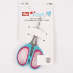 Prym Love Stickschere fein 4'' 10 cm mint pink