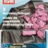 Prym 3 Mantelaufhänger Kunstleder sortiert