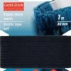 Prym 1m Elastic Band Gummiband weich 30 mm schwarz