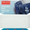 Prym 1m Elastic Band Gummiband weich 30 mm weiß