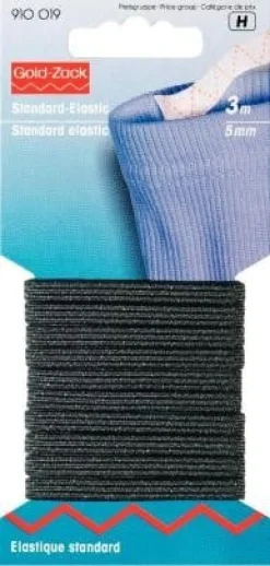 Prym 3m Standard Elastic Gummiband 5mm schwarz