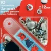 Prym 10 NF-Druckknopf ANORAK MS silberfarbig 12 mm