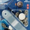 Prym NF-Jeans-Knöpfe MS altsilber American Star 17 mm