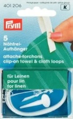 Prym 5 Nähfrei Aufhänger weiß