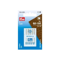 Prym 5 Nähmaschinennadeln 130/705 LEDER 80-100