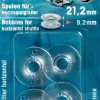 Prym 4 Nähmaschinen Spulen für Horizontalgreifer 21,2mm