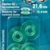 Prym 4 Nähmaschinen Spulen Horizontalgreifer 21,6mm