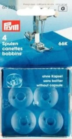 Prym 4 Nähmaschinenspulen KST 66 K